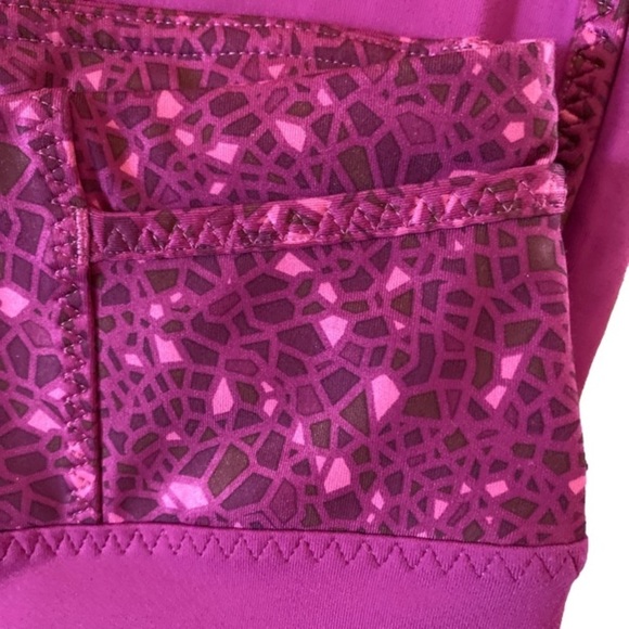 Lululemon Real Quick Tight Leggings Paradise Geo Regal Plum Size 10 NWT - Picture 9 of 16